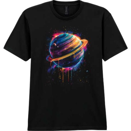 Color Cosmos színes kozmosz űr mintás póló