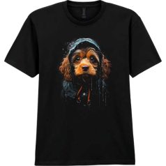 Puppy in Rainsuit