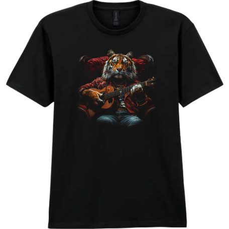 Tiger Playing Guitar