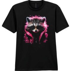 Pink Fuzzy Racoon