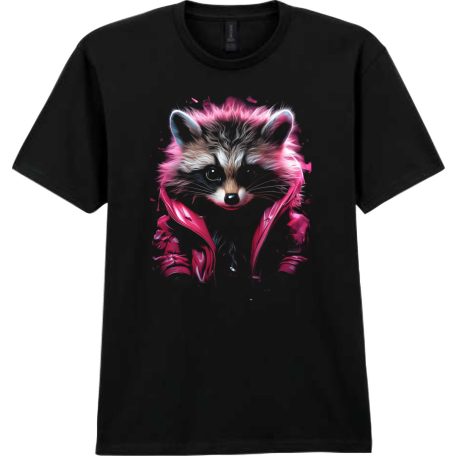 Pink Fuzzy Racoon