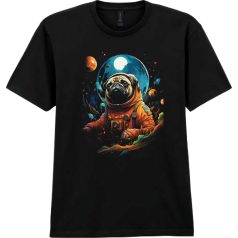 Astronaut Pug űrhajós mopsz kutyás póló