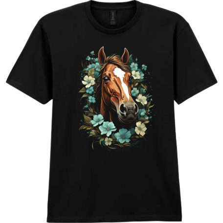 Horse with Flowers