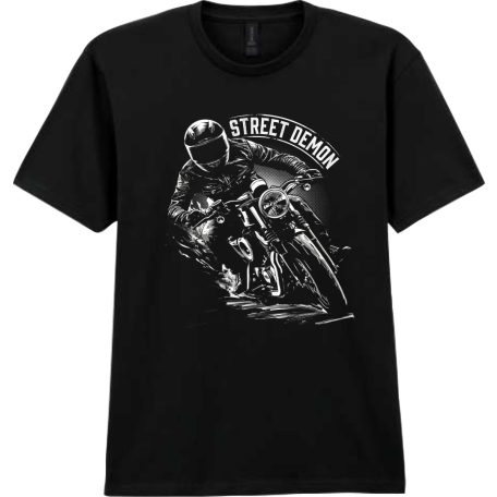 Street Demon motoros póló